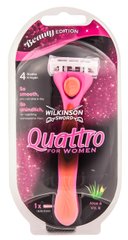 Жіночий станок для гоління Wilkinson (Schick) Quattro for Woman Beauty Edition 01102