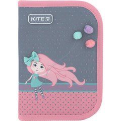 Пенал без наповнення "Pretty Girl" 1 відділення, 2 закоти, Kite (K22-622-5)