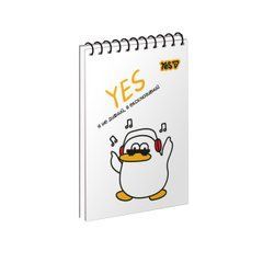 Зошит для записів Yes Yes, I Can одинарна спіраль А7/80 аркушів