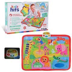 Развивающий музыкальный тактильный коврик для малышей "Веселый зоопарк", Kids Hits (KH05/002)