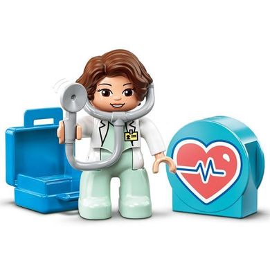 Конструктор LEGO DUPLO Rescue Похід до лікаря 34 деталі (10968)