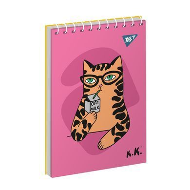 Тетрадь для записей YES А6 Tattoo cats 80 листов клетка