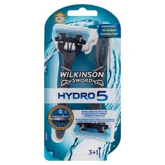Мужские одноразовые станки Wilkinson Hydro 5 (3+1 Free) 01613