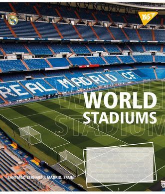 Зошит для записів Yes World stadium А5 48 аркушів клітинка
