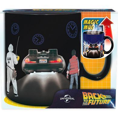 Чашка хамелеон BACK TO THE FUTURE Time Machine 460 мл