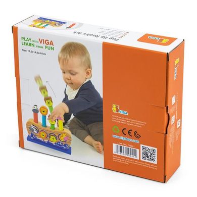 Деревянный сортер Viga Toys Веселый ковчег (50041)