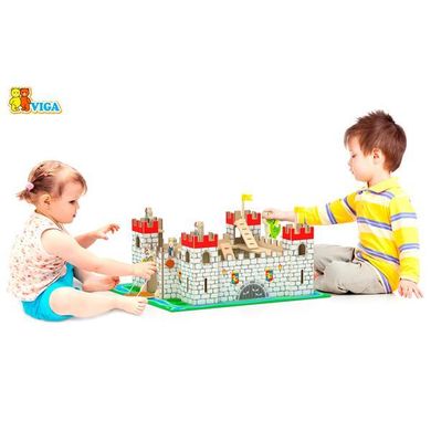 Деревянный игровой набор Viga Toys Игрушечный замок (50310)