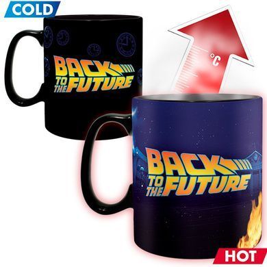 Чашка хамелеон BACK TO THE FUTURE Time Machine 460 мл
