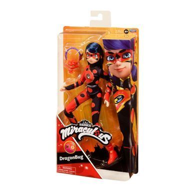 Модна лялька-герой MIRACULOUS "ЛЕДІ БАГ І СУПЕР-КІТ" - ДРАКОН БАГ (26 см, з аксес.) 50010