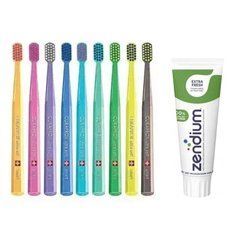 Зубна щітка Curaprox CS Smart 7600 для дітей від 5 років та дорослих + паста Zendium Extra Fresh свіжість та захист