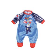 Одяг для ляльки BABY BORN серії "День народження" - СВЯТКОВИЙ КОМБІНЕЗОН (на 43 cm, синій) 831090-2