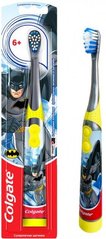 Электрическая детская зубная щетка на батарейках Colgate BatMan c несъёмной насадкой TP0022