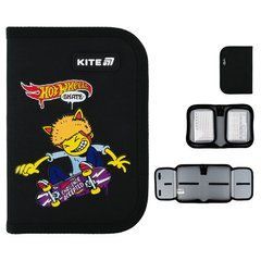 HW25-622-2 Пенал Kite 1 отделение, 2 отворота, без наполнения Hot Wheels