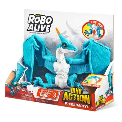 Інтерактивна іграшка ROBO ALIVE серії "Dino Action" - ПТЕРОДАКТИЛЬ (7173)