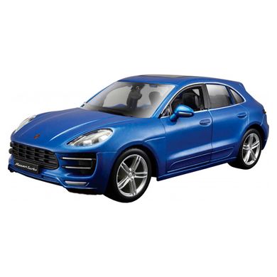 Автомодель - PORSCHE MACAN (чорний, синій 1:24) 18-21077