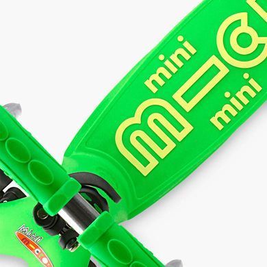 Самокат MICRO серии "Mini Deluxe" &ndash; ЗЕЛЕНЫЙ (до 50 kg, 3-х колесный) MMD002