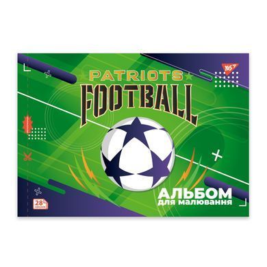 Альбом для рисования YES А4 28 скоба, с перфорацией Football
