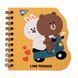 Блокнот Yes 100x100 30 листов дв спираль Line Friends yellow точки