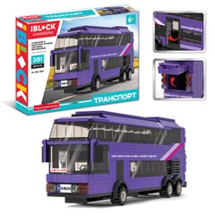 Конструктор IBLOCK "Транспорт. Туристичний автобус", 381 деталь (PL-921-382)
