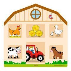 Бизиборд Viga Toys Домик на ферме (51627FSC)