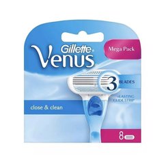 Сменные кассеты Gillette Venus 3 close&clean Original (8 шт) G00241