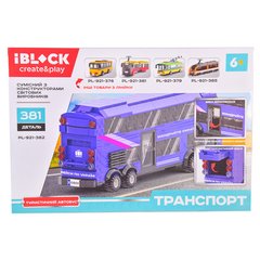 Конструктор IBLOCK "Транспорт. Туристический автобус", 381 деталь (PL-921-382)