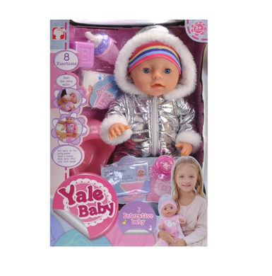 Пупс інтерактивний Yale Baby в зимовому комбінезоні (YL1813R)