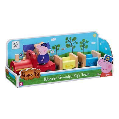 Деревянный игровой набор Peppa - ПАРОВОЗИК ДЕДУШКИ ПЕППЫ (07210)
