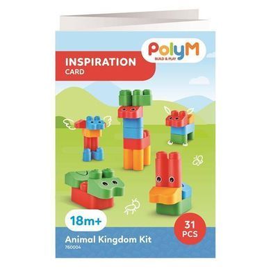 Конструктор PolyM Царство зверят 31 деталей (760004)