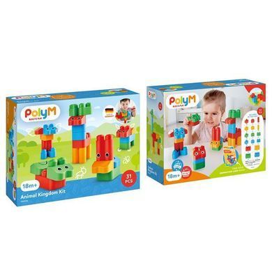 Конструктор PolyM Царство зверят 31 деталей (760004)