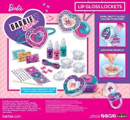 Набір дитячої косметики Cra-Z-Art Barbie Sparkle Lockets (34068CRA)