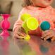 Набор сенсорных погремушек на присосках Fat Brain Toys pipSquigz 3 шт. (F089ML)