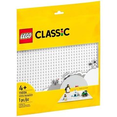 Конструктор LEGO Classic Базовая пластина белого цвета (11026)