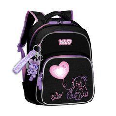 Рюкзак школьный полукаркасный Yes Pink Bear S-91M