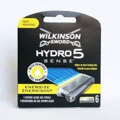 Картриджі для гоління Wilkinson Sword (Schick) Hydro 5 Sense Energize (6 шт.) 01144