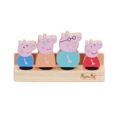 Деревянный набор фигурок Peppa - СЕМЬЯ ПЕППЫ (07628)