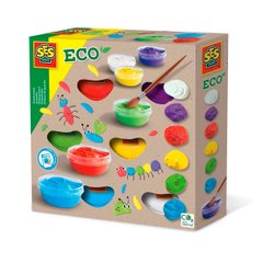 Гуаш серії "Еко" - ЯСКРАВА ПАЛІТРА (6 кольорів, у пластикових баночках) 00365