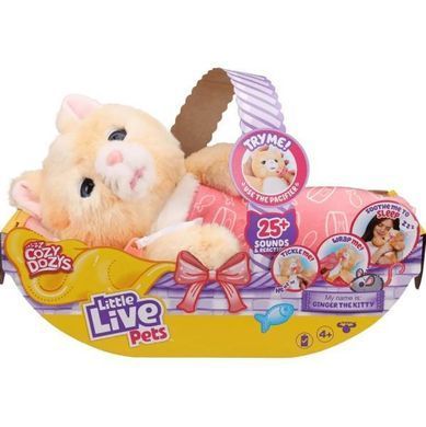 Интерактивная игрушка Little Live Pets Котенок-обнимашка Джинджер (26492)