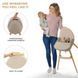 Стільчик для годування 2 в 1 Kinderkraft Fini 2 бежевий (KHFINI02BEG0000)