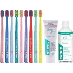 Зубна щітка Curaprox CS 3960 Super Soft + зубна паста ELMEX Sensitive Professional Repair + ополіскувач ELMEX Sensitive Original