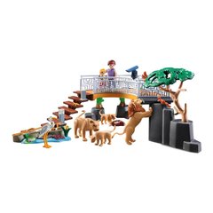 Конструктор Playmobil Family fun "Вольєр з левами", 61 деталь (70343)