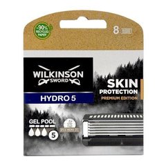 Сменные кассеты 8 шт Wilkinson Hydro5 Skin Protection Premium Edition 02330