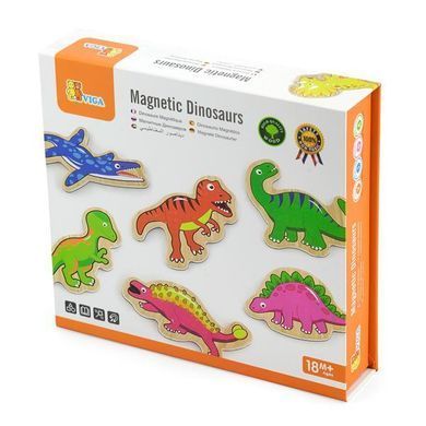 Набор магнитов Viga Toys Динозавры, 20 шт. (50289)