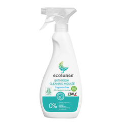 Гипоаллергенное органическое средство для очистки поверхностей в ванной комнате, без запаха, Ecolunes, 500 мл