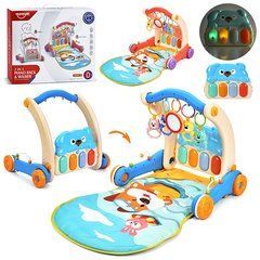 Игровой музыкальный коврик-ходунки 2в1, 2 цвета (HE0612-HE0613)