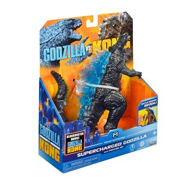 Фигурка GODZILLA VS. KONG - ГОДЗИЛЛА С СУПЕРЭНЕРГИЕЙ И С ИСТРЕБИТЕЛЕМ, 15 сm (35310 К НТВ)