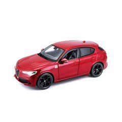 Автомодель - ALFA ROMEO STELVIO (красный металлик, 1:24) 18-21086