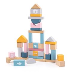 Кубики Viga Toys PolarB Дерев'яні блоки 60 шт., 2,5 см (44010)