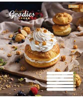 Зошит для записів 1В Bright goodies А5 96 аркушів лінія