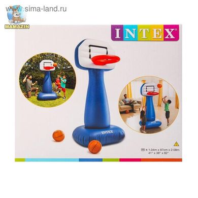 Надувной игровой центр "Баскетбол" intex (57502)